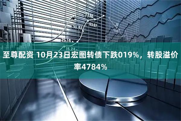 至尊配资 10月23日宏图转债下跌019%，转股溢价率4784%